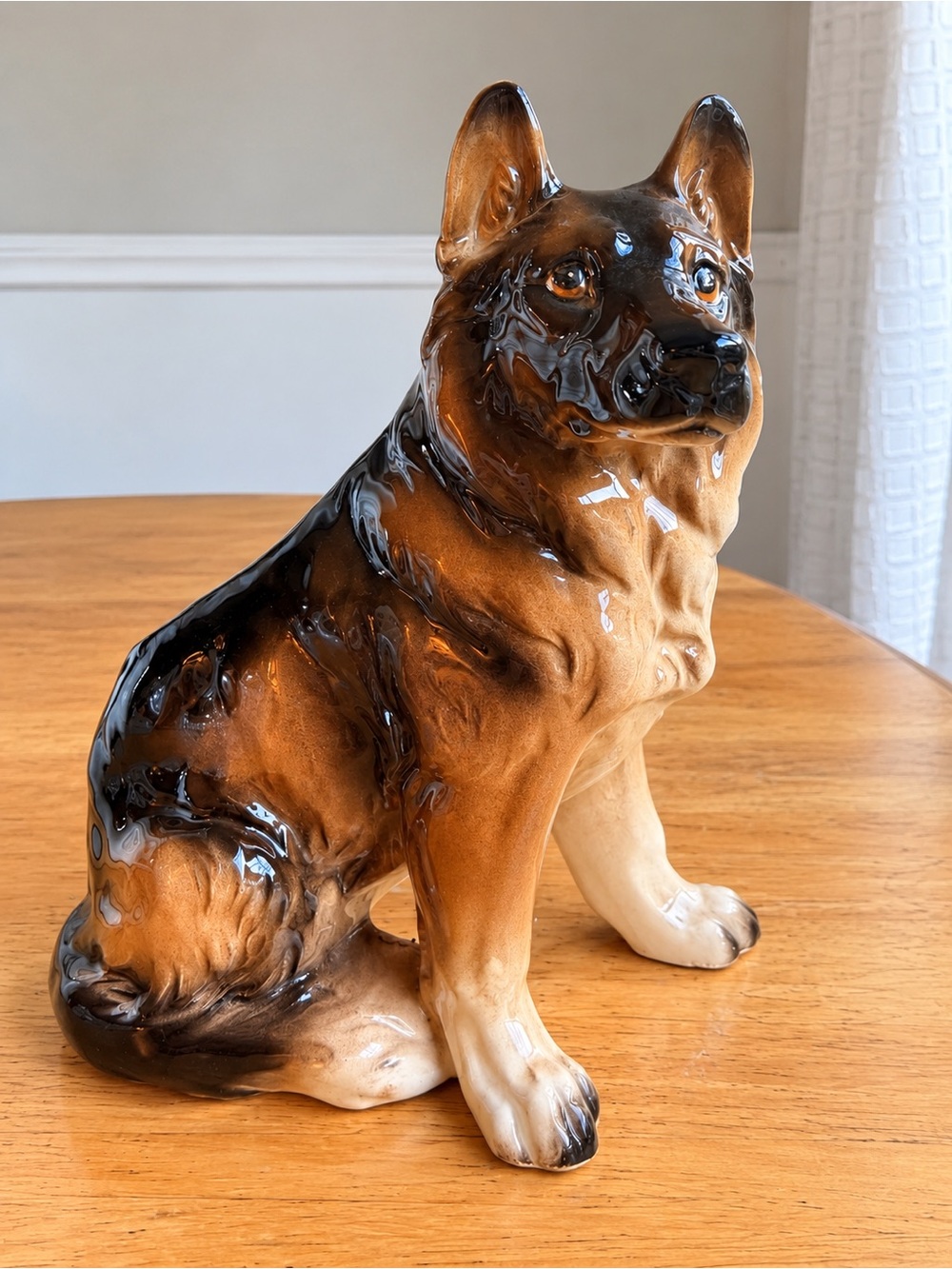 Vintage Relpo German Shepherd Ceramic Planter – Made in Japan